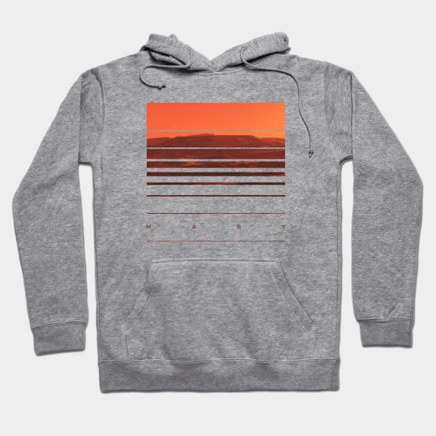 Red planet Hoodie by Mon, Symphony of Consciousness.